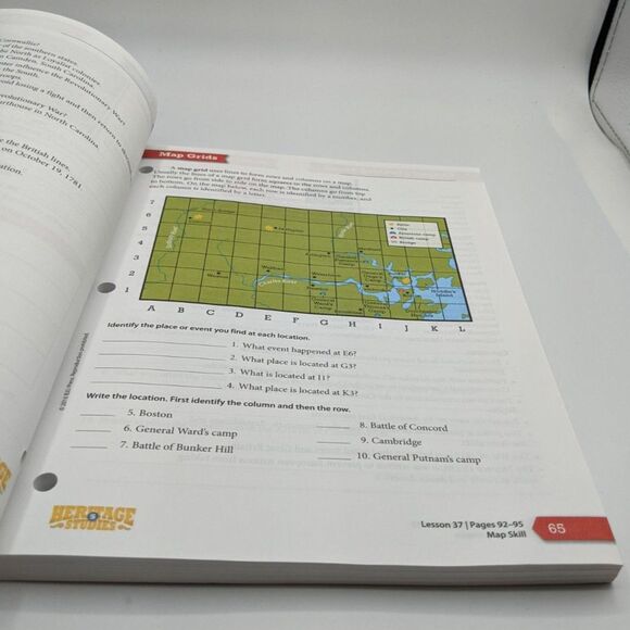 Heritage Studies 5 Student Text. Acivity Manual. BJU Press - Used - Acceptable - Picture 3 of 5